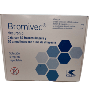 Bromivec (Vecuronio) Sol Iny Iv 4 Mg/Ml Pieza Suelta Amp Kener