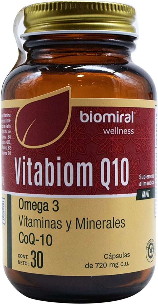 Vitabiom Q 10 (OMEGA 3 /VIT/MIN) Cap 961 Mg C/30 Biomiral