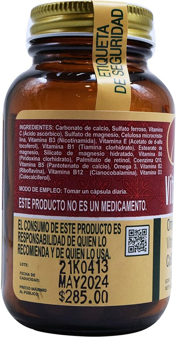 Vitabiom Q 10 (OMEGA 3 /VIT/MIN) Cap 961 Mg C/30 Biomiral - Imagen 2