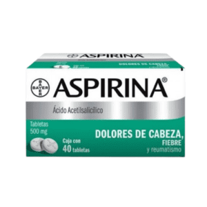 Aspirina (Ac. Acetilsalicilico) Tab 500 Mg C/40 Bayer