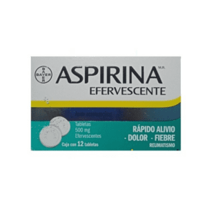 Aspirina (Ac. Acetilsalicílico) Tab Eferv 500 Mg C/12 Bayer