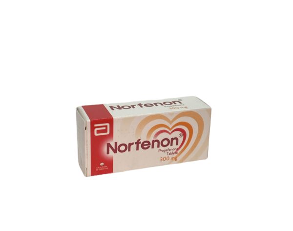 Norfenon (Propafenona) Tab 300 Mg C/30 Abbott