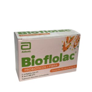 Bioflolac (Priobioticos + Fibra) 15 Sobres 6 Gr C/U