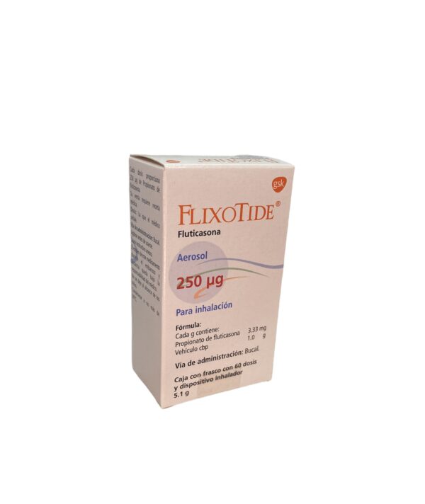 Flixotide (Fluticasona) Susp Aerosol 250 µg P/60 Dosis Gsk