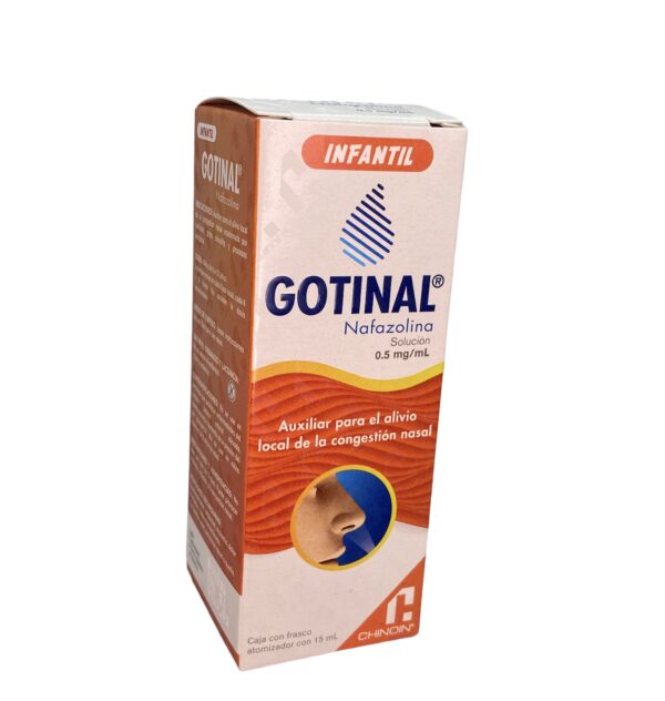 Gotinal (Nafazolina) Sol Nasal 0.5 Mg C/ 15 Ml Chinoin