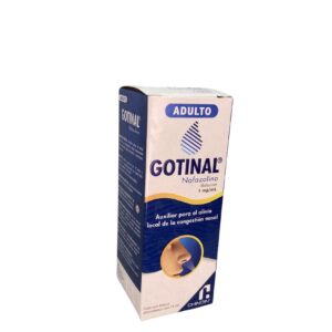 Gotinal Adto (Nafazolina) Sol Nasal 1 Mg/Ml C/15 Chinoin