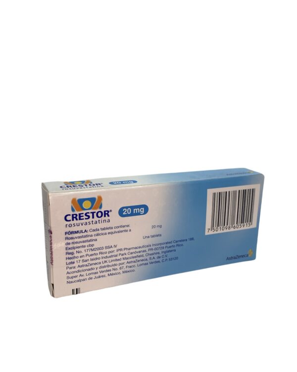 Crestor (Rosuvastatina) Tab 20 Mg C/30 Astrazeneca - Imagen 2
