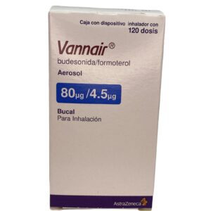 Vannair (Budesonida/Formoterol) Aerosol P/Inh 80/4.5 ?g 120 Dosis Astrazeneca