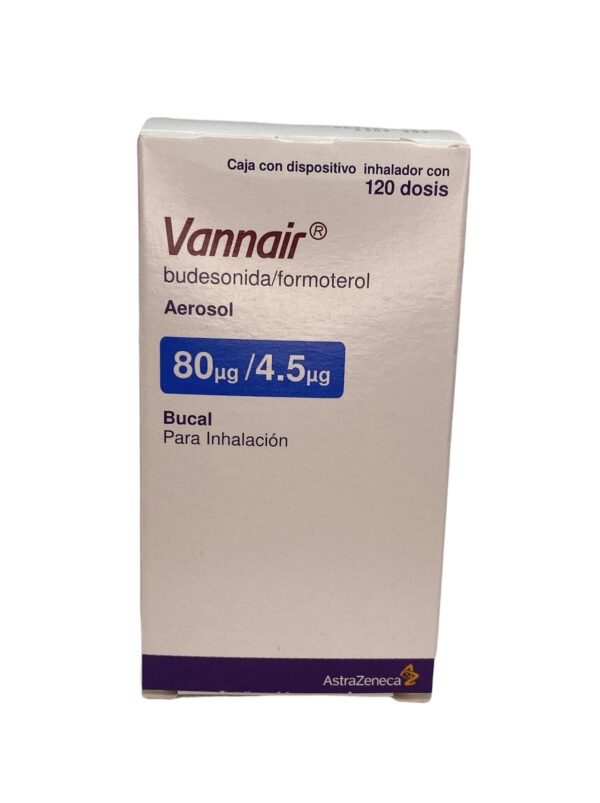 Vannair (Budesonida/Formoterol) Aerosol P/Inh 80/4.5 ?g 120 Dosis Astrazeneca