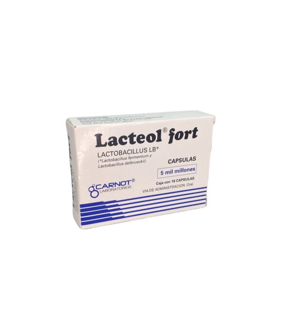 Lacteol Fort (Lactobacillus Lb) Cap 170 Mg C/16 Carnot