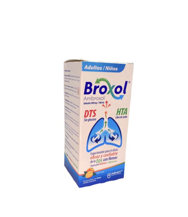 Broxol (Ambroxol) Sol 300 Mg/100 Ml C/120 Ml Carnot