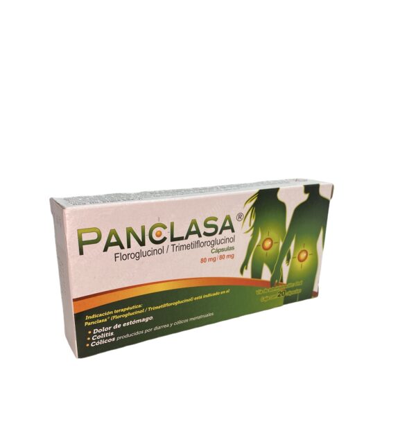 Panclasa (Floroglucinol/Trimetilfloroglucinol) Cap 80/80 Mg C/20 Atlantis