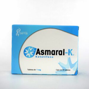 Asmaral-K (Ketotifeno) Tab 1 Mg C/30 Serral