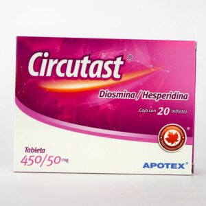 Circutast (Diosmina/Hesperidina) Tab 450/50 Mg C/20 Apotex