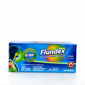 Flundex (Amantad/Clorfen/Paracet) Cap 50/3/300 Mg C/24 Apotex