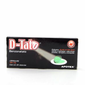 D-Tato ( Benzonatato ) Cap 100 Mg C/20 Apotex
