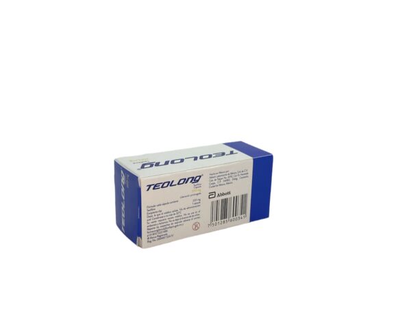 Teolong (Teofilina) Cap Lib Prol 200 Mg C/20 Abbott - Imagen 2