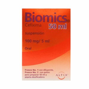 Biomics (Cefixima ) Susp 100 Mg/5 Ml C/50 ML Altia