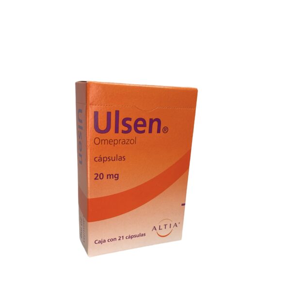 Ulsen (Omeprazol) Cap 20 Mg C/21 Senosiain