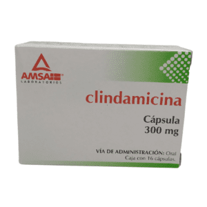 Clindamicina Cap 300 MGgC/16 Amsa