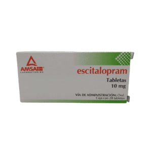 Escitalopram tab 10 mg C/28 Amsa