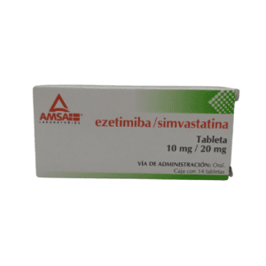 Ezetimiba/simvastatina tab 10 mg 20 mg C/14 Amsa