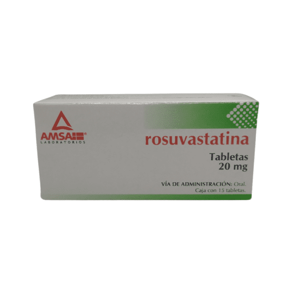 Rosuvastatina tab 20 mg C/15 Amsa