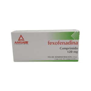 Fexofenadina comp 120 mg C/10 Amsa
