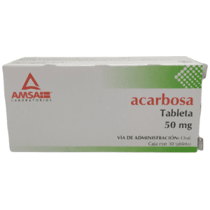 Acarbosa Tab 50 Mg C/ 30 Amsa