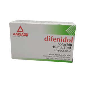 Difenidol sol iny 40 2ml C/2 amp Amsa