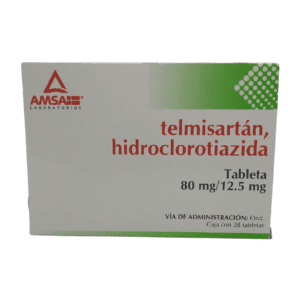 telmisartán/hidroclorotiazida tab 80/12 5mg C/28 Amsa