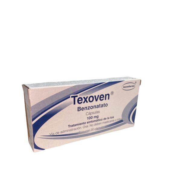 Texoven (Benzonatato) Perlas 100 Mg C/20 Tecnofarma
