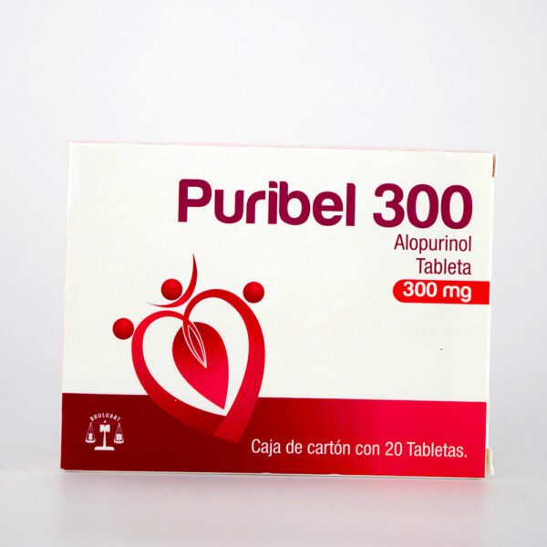 Puribel-300 (Alopurinol) Tab 300 Mg C/20 Bruluart