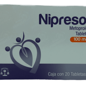 Nipresol (Metoprolol) Tab 100 Mg C/20 Bruluart