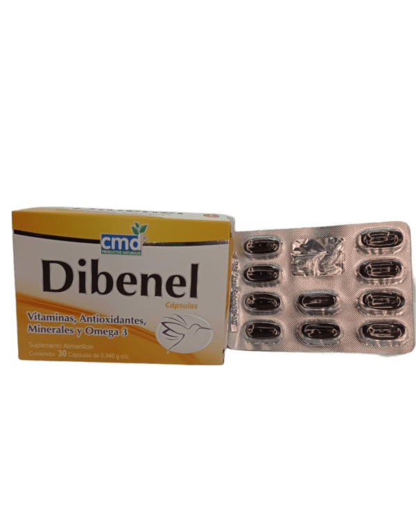Dibenel (Vitaminas/Minerales/Antioxidantes/Omega 3) Cap C/30 - Imagen 2