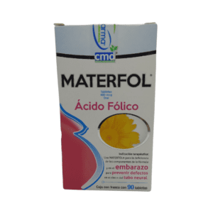 Materfol (Acido Fólico) Comp 0.4 Mg C/90 CMD