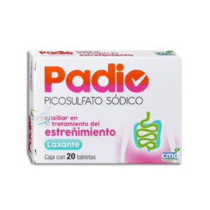 Padio (Picosulfato Sodico) Tab 5 Mg C /20 CMD