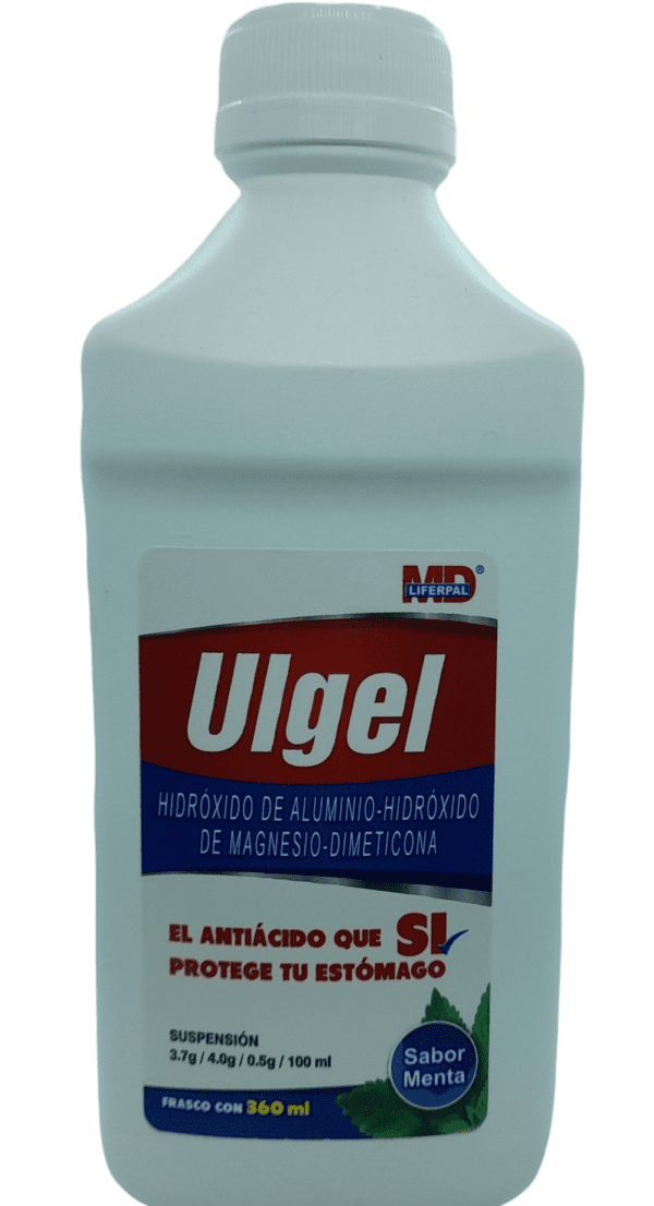 Ulgel (Aluminio/Magnesio/Dimeticona) Susp C/360 Ml Liferpal