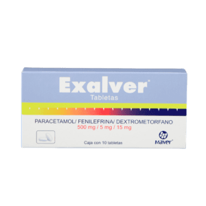 Exalver (Parace/Dextro/Fenile) Tab 500/15/5 Mg C/10 Maver