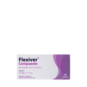 Flexiver Comp (Metocarbamol/Meloxicam) Cap 215/15 Mg C/10 Maver