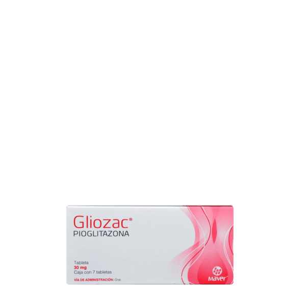 Gliozac (Pioglitazona) Tab 30 Mg C/7 Maver