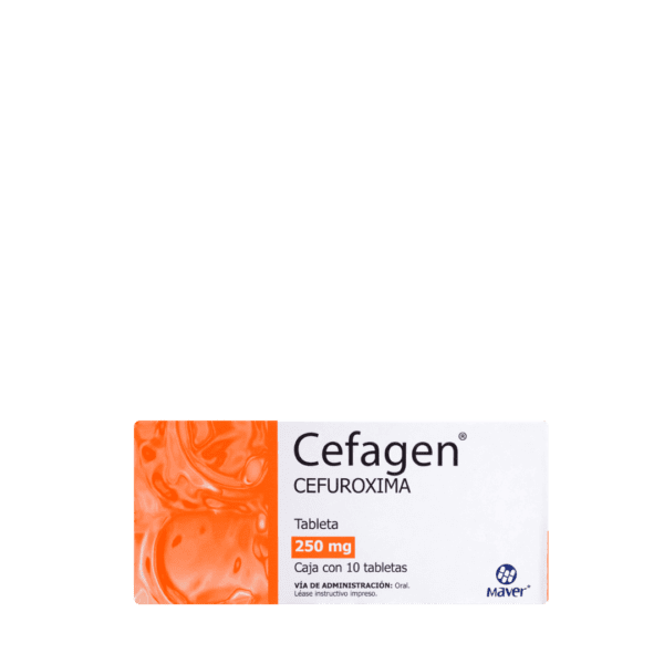 Cefagen (Cefuroxima) Tab 250 Mg C/10 Maver