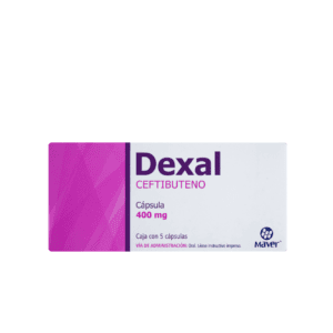 Dexal (Ceftibuteno) Cap 400 Mg C/5 Maver