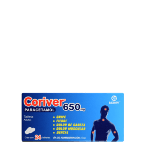 Coriver Adto (Paracetamol) Tab 650 Mg C/24 Maver