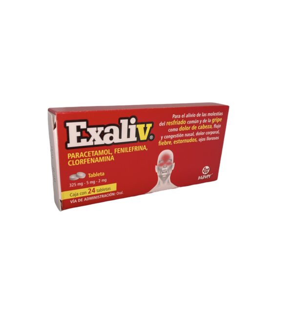 Exaliv (Parace/Fenile/Clorfe) Tab 325/5/2 Mg C/24 Maver