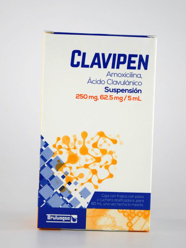 Clavipen Ped (Amoxicilina/Ac Clavulanic) Susp 250/62.5 Mg/5 Ml P/60 Ml Bruluagsa