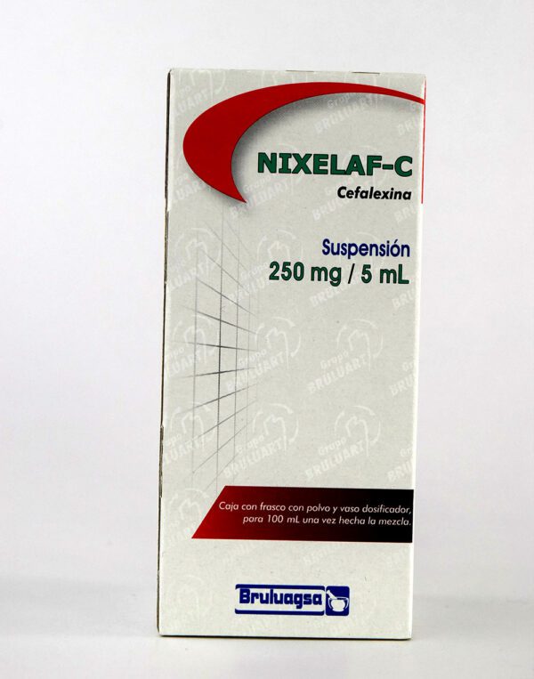 Nixelaf-C (Cefalexina) Susp 250 Mg/5 Ml P/100 Ml Bruluagsa