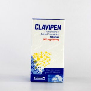 Clavipen (Amoxicilina/Ac. Clavulanico) Tab 500/125 Mg C/15 Bruluagsa