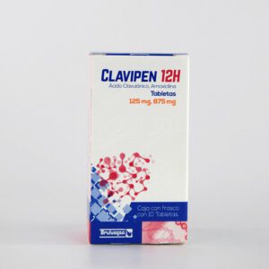 Clavipen 12 H (Amoxicilina/Ac Clavulanico) Tab 875/125 Mg C/10 Bruluagsa