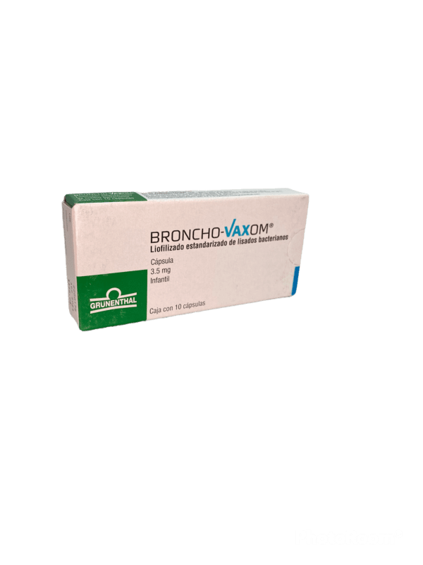 Broncho-Vaxom (Liofilizado Estandarizado Lisados Bacterianos) Cap Inf 3.5 Mg C/10 Grunenthal